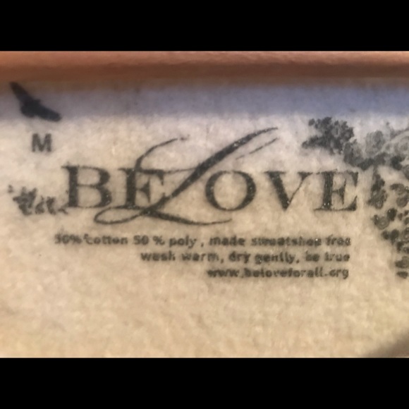 Be Love brand, cream coloured cozy sweatshirt. - Picture 3 of 3